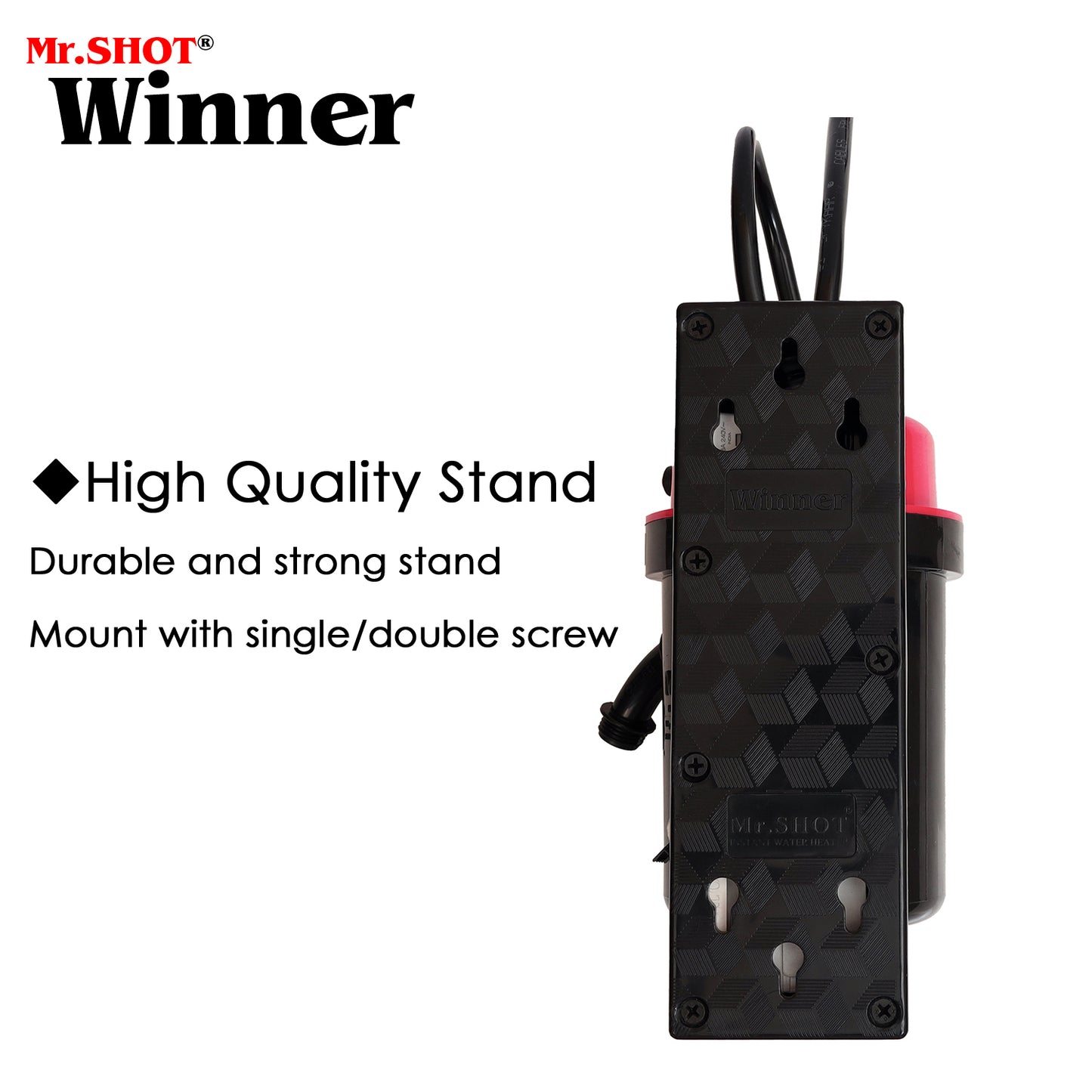 Mr.SHOT® 2.0 Winner | Flagship model with ON/OFF switch and MCB | DARK PINK
