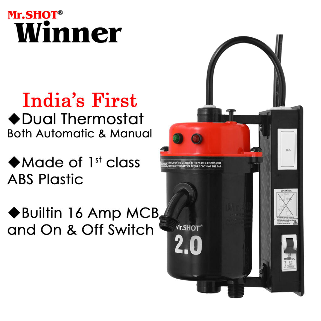 Mr.SHOT® 2.0 Winner | Flagship model with ON/OFF switch and MCB | RED