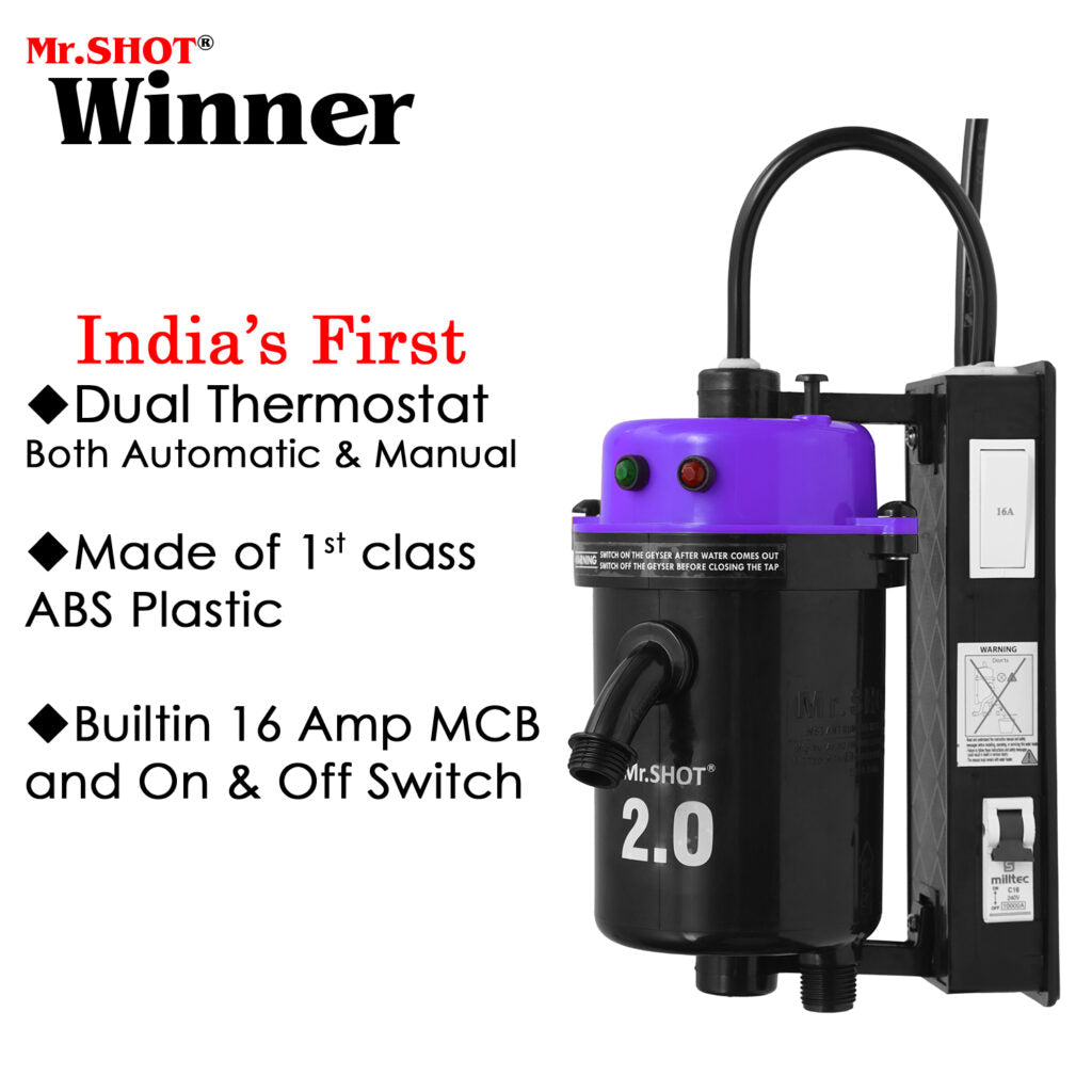 Mr.SHOT® 2.0 Winner | Flagship model with ON/OFF switch and MCB | VIOLET