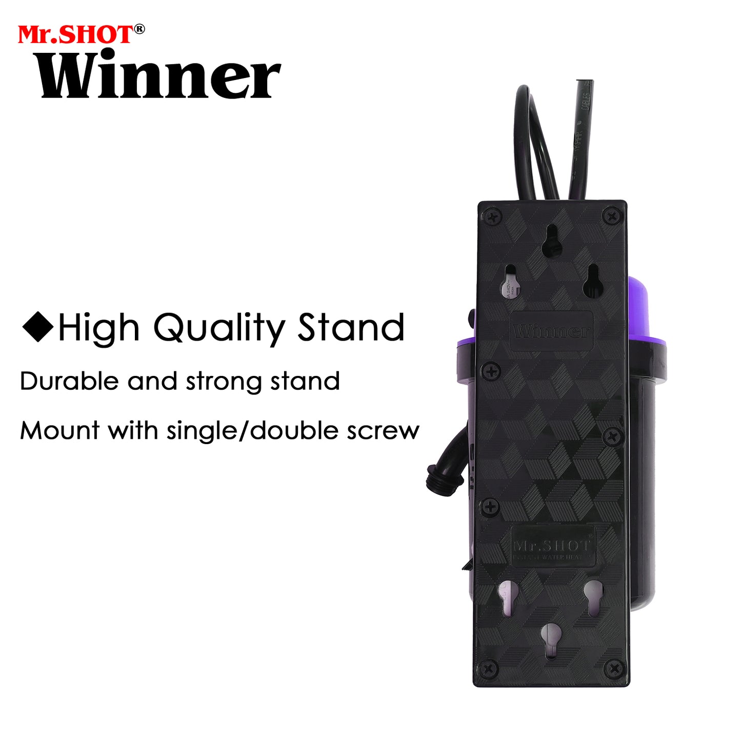Mr.SHOT® 2.0 Winner | Flagship model with ON/OFF switch and MCB | VIOLET