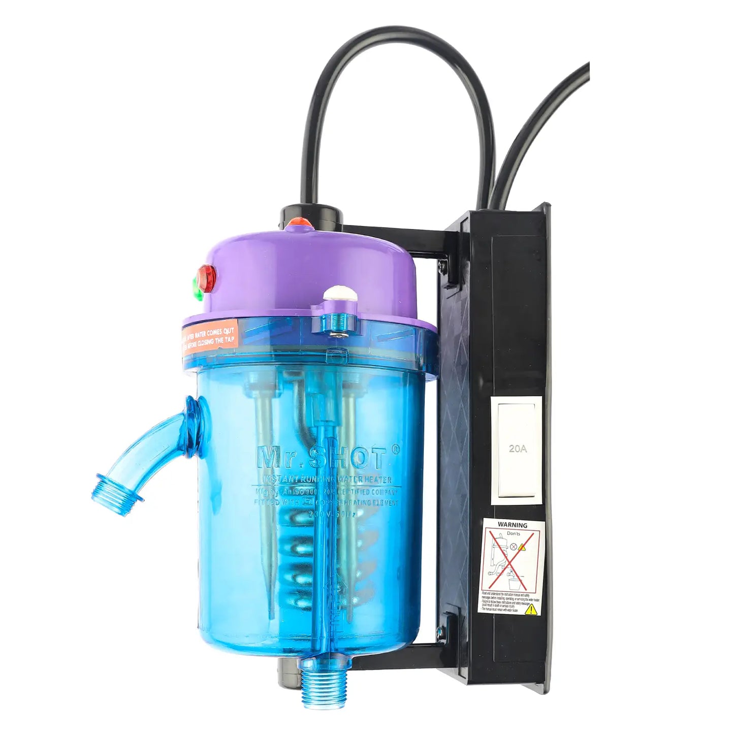 Mr.SHOT® Vikram Pro Jogger | Premium transparent model with built-in ON/OFF switch | Lavender