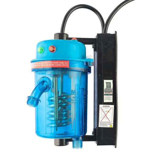 Mr.SHOT® Vikram Pro Runner |  Premium transparent model with built-in MCB | BLUE
