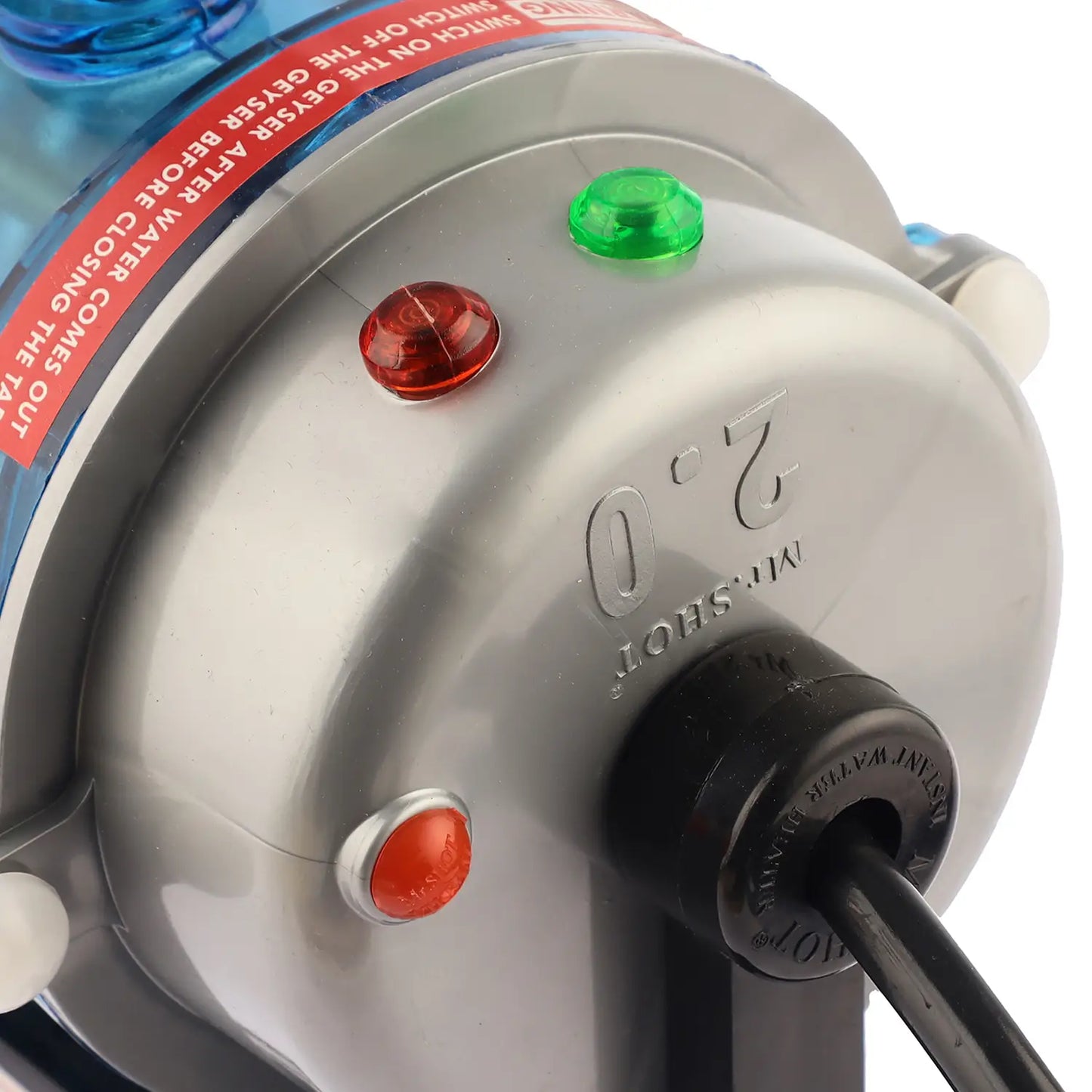 Mr.SHOT® Vikram Pro Walker | Premium transparent instant water heater with dual thermostat| | GREY