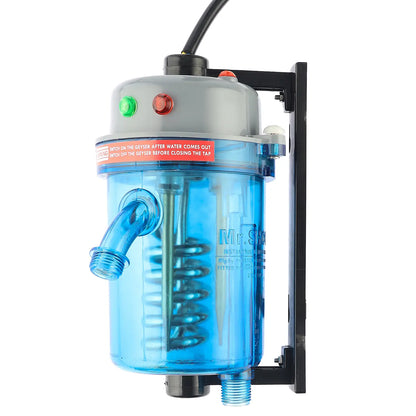 Mr.SHOT® Vikram Pro Walker | Premium transparent instant water heater with dual thermostat| | GREY