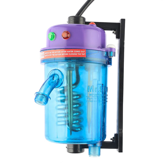 Mr.SHOT® Vikram Pro Walker | Premium transparent instant water heater with dual thermostat | LAVENDER