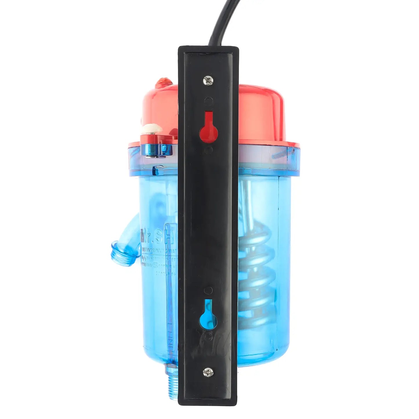 Mr.SHOT® Vikram Pro Walker | Premium transparent instant water heater with dual thermostat | RED