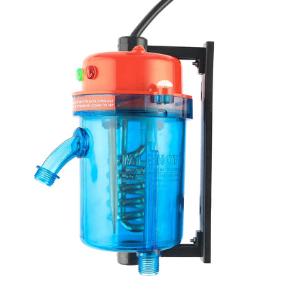 Mr.SHOT® Vikram Pro Walker | Premium transparent instant water heater with dual thermostat | RED