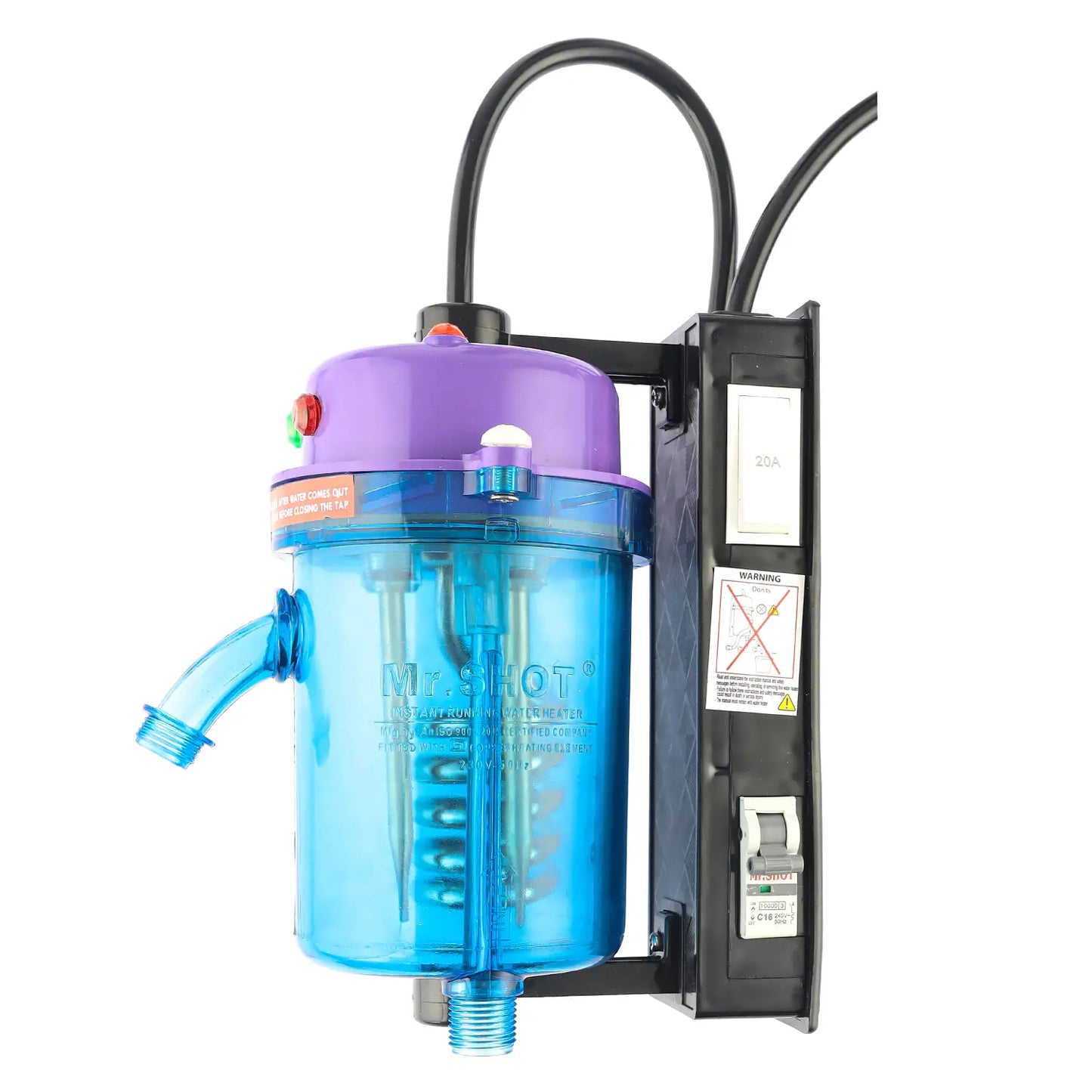 Mr.SHOT® Vikram Pro Winner | Flagship premium transparent model with ON/OFF switch and MCB | LAVENDER