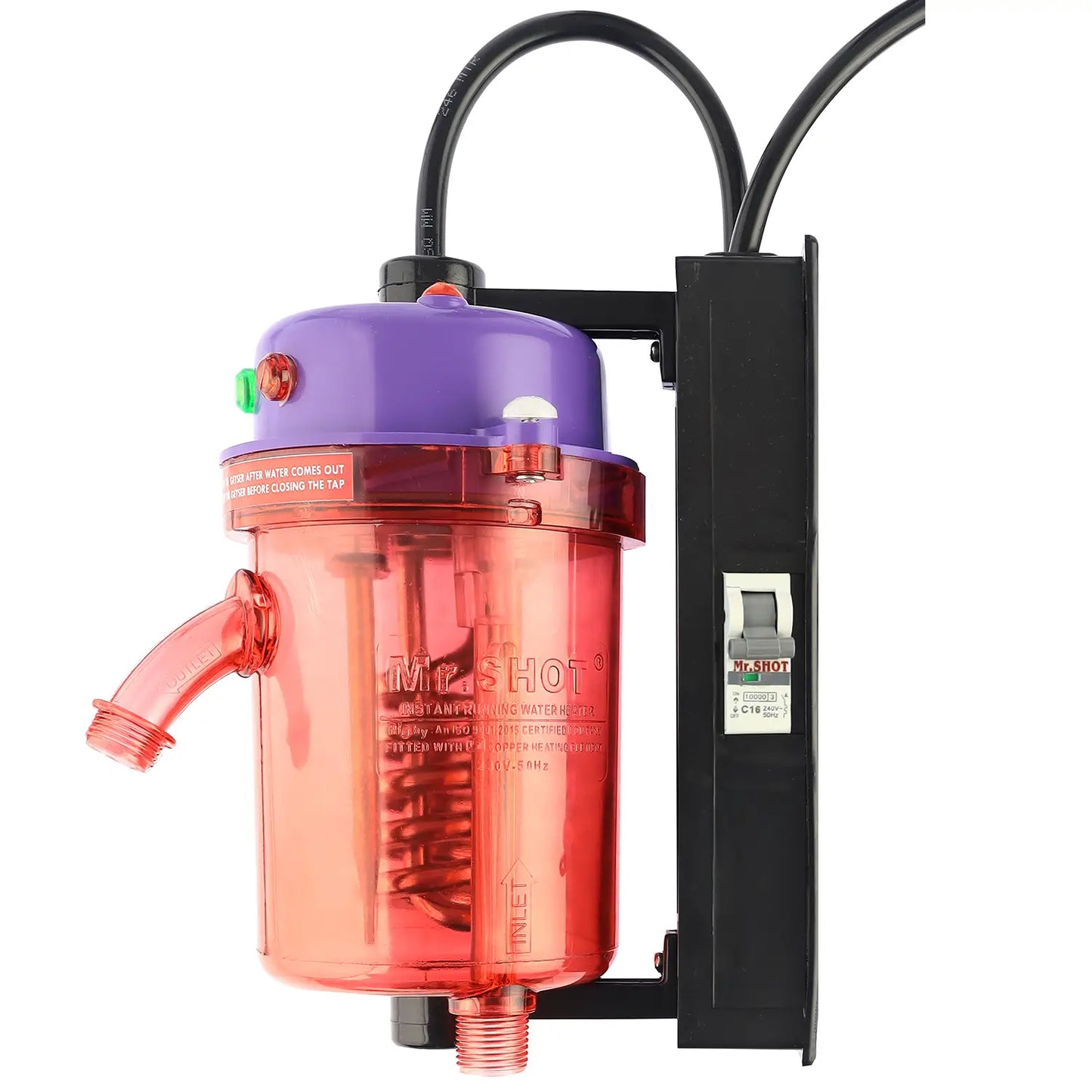 Mr.SHOT® Vikram Pro Runner |  Premium transparent model with built-in MCB | LAVENDER