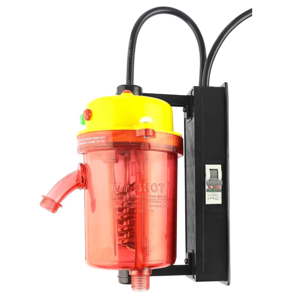 Mr.SHOT® Vikram Pro Runner |  Premium transparent model with built-in MCB | YELLOW