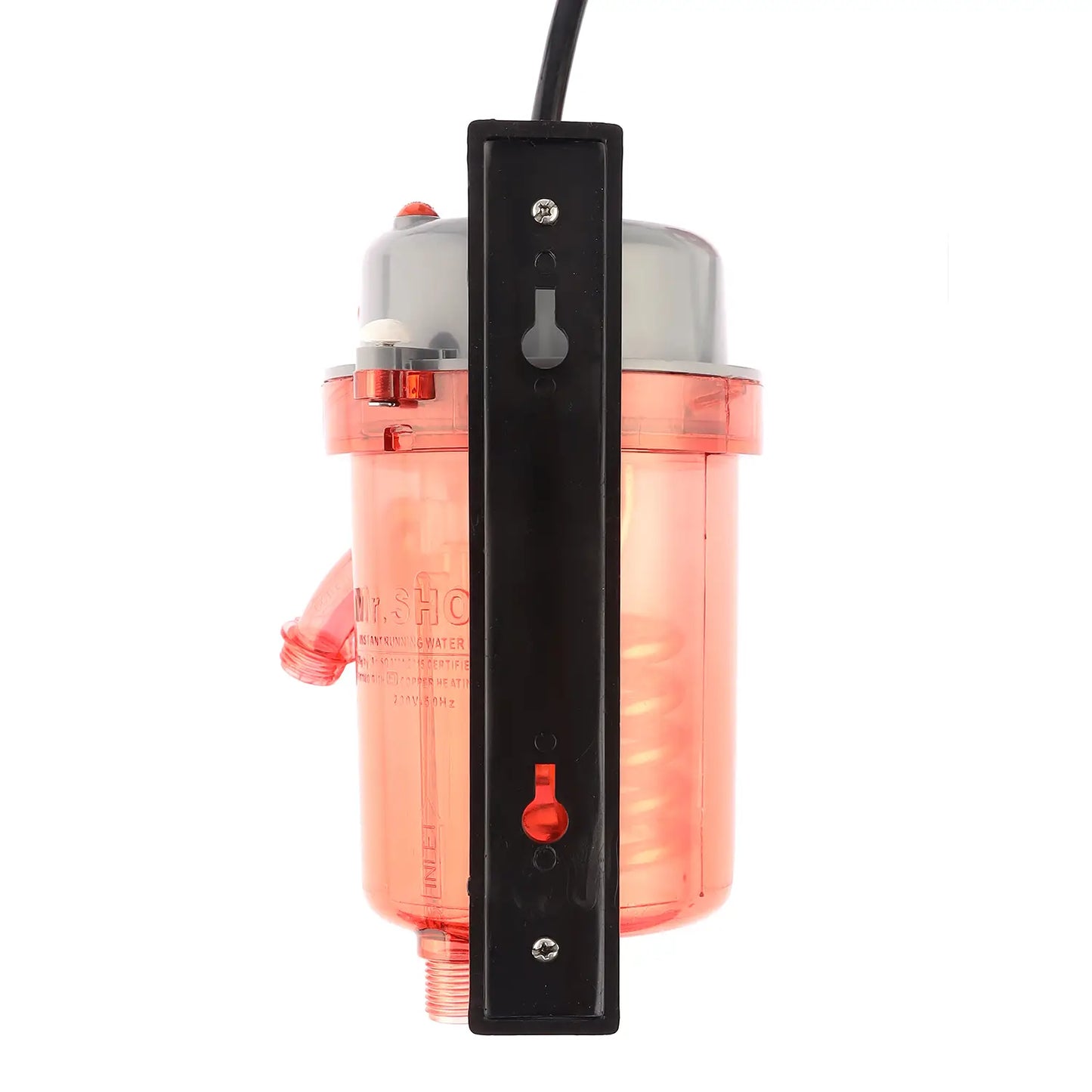 Mr.SHOT® Vikram Pro Walker | Premium transparent instant water heater with dual thermostat | GREY