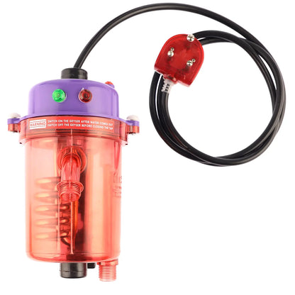 Mr.SHOT® Vikram Pro Walker | Premium transparent instant water heater with dual thermostat | LAVENDER