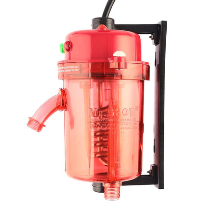 Mr.SHOT® Vikram Pro Walker | Premium transparent instant water heater with dual thermostat | PINK