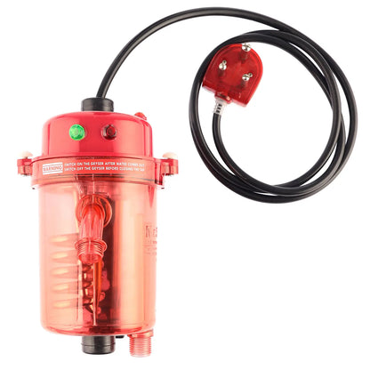 Mr.SHOT® Vikram Pro Walker | Premium transparent instant water heater with dual thermostat | PINK