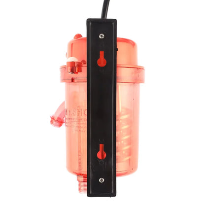 Mr.SHOT® Vikram Pro Walker | Premium transparent instant water heater with dual thermostat | RED