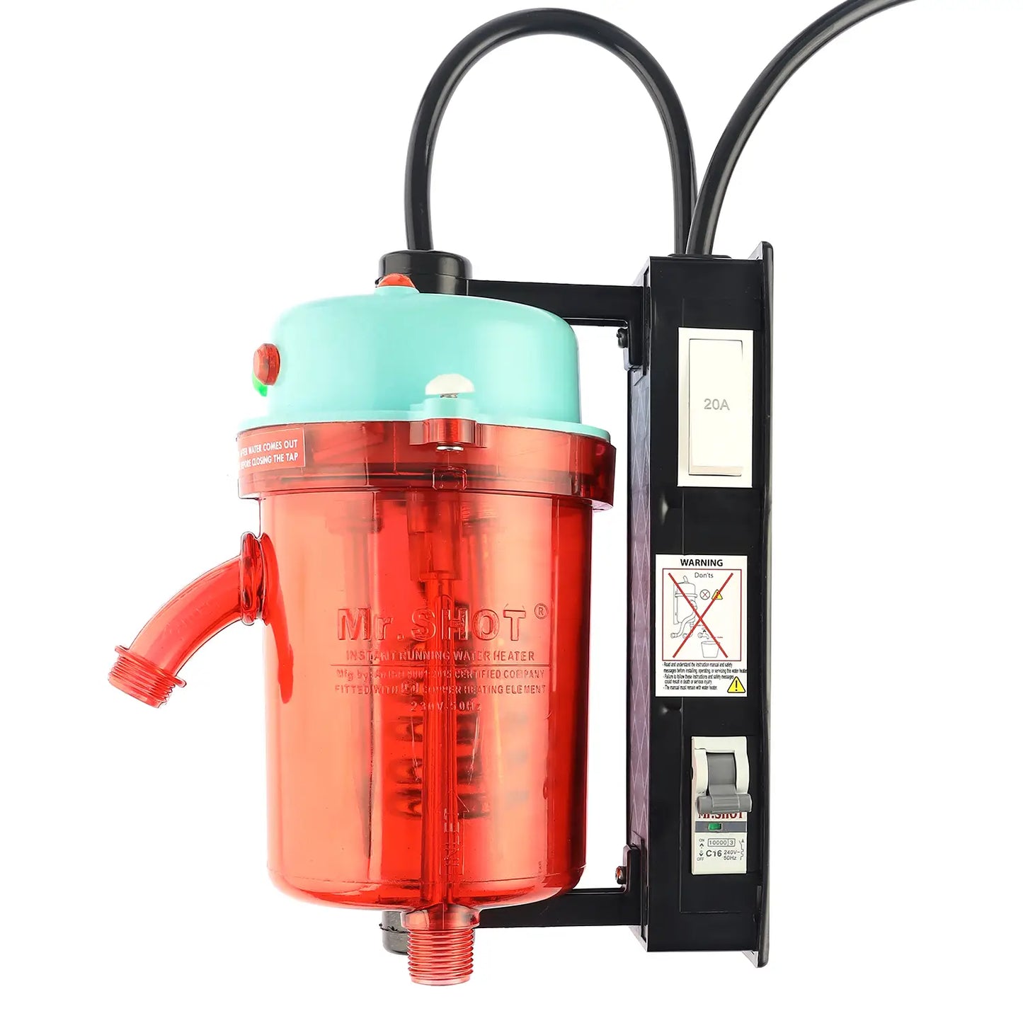 Mr.SHOT® Vikram Pro Winner | Flagship premium transparent model with ON/OFF switch and MCB | GREEN
