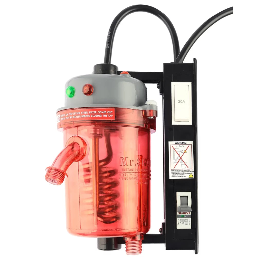 Mr.SHOT® Vikram Pro Winner | Flagship premium transparent model with ON/OFF switch and MCB | GREY