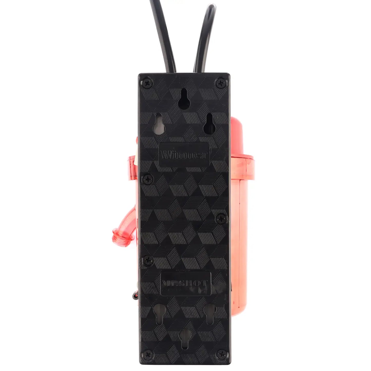 Mr.SHOT® Vikram Pro Winner | Flagship premium transparent model with ON/OFF switch and MCB | RED