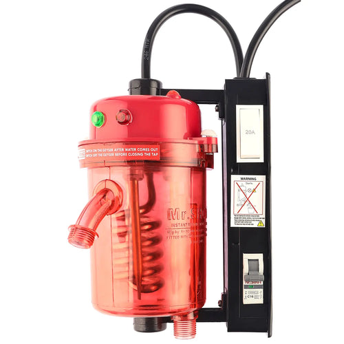 Mr.SHOT® Vikram Pro Winner | Flagship premium transparent model with ON/OFF switch and MCB | RED