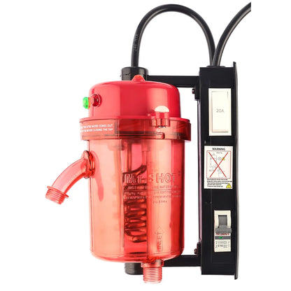 Mr.SHOT® Vikram Pro Winner | Flagship premium transparent model with ON/OFF switch and MCB | RED