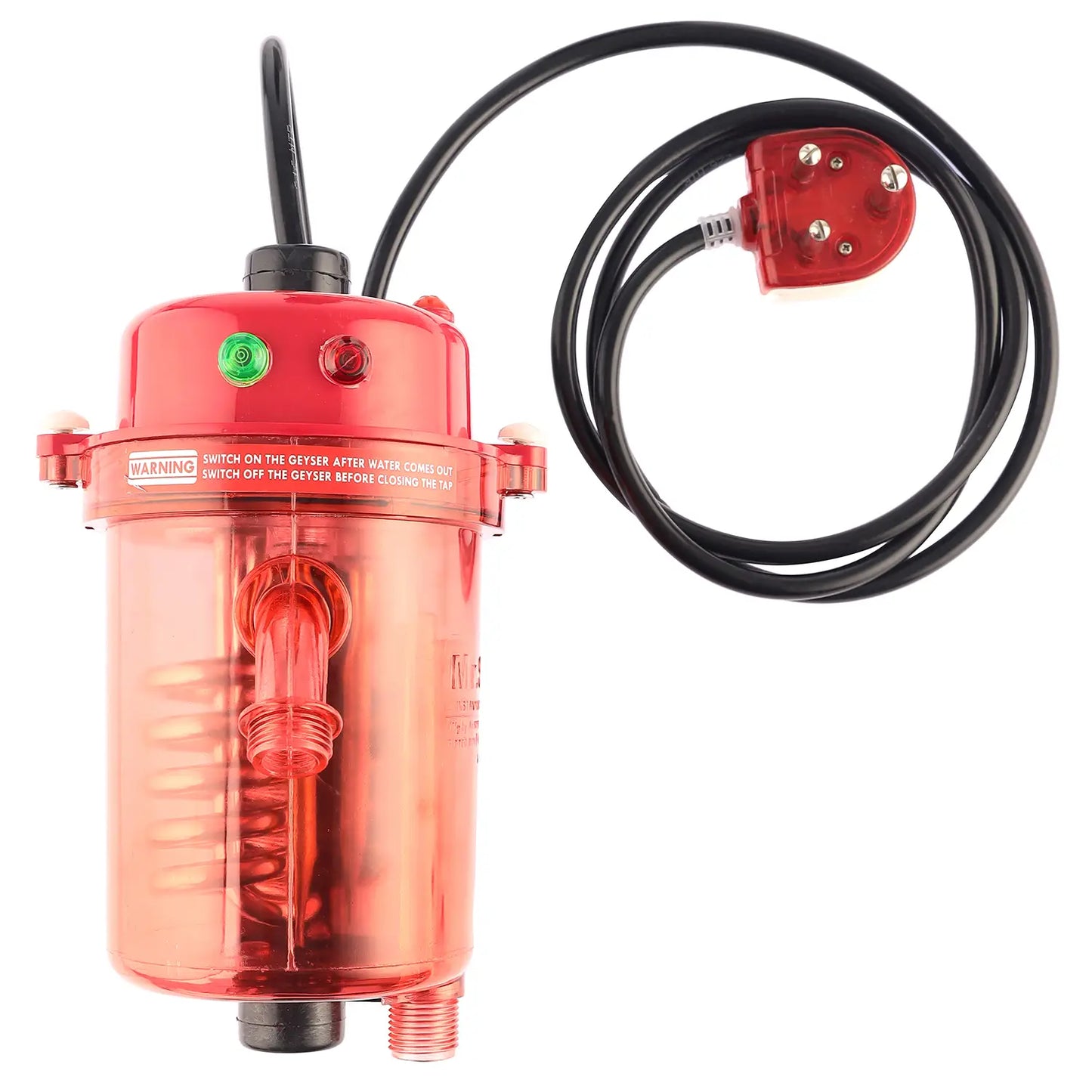 Mr.SHOT® Vikram Pro Winner | Flagship premium transparent model with ON/OFF switch and MCB | RED