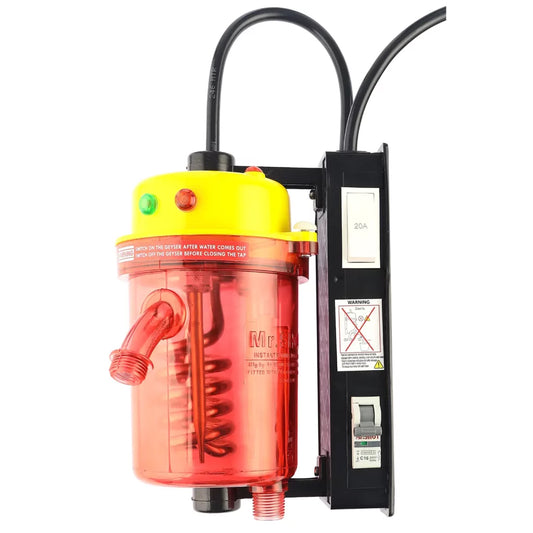 Mr.SHOT® Vikram Pro Winner | Flagship premium transparent model with ON/OFF switch and MCB | YELLOW