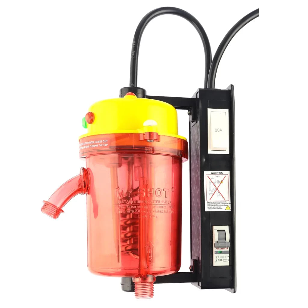 Mr.SHOT® Vikram Pro Winner | Flagship premium transparent model with ON/OFF switch and MCB | YELLOW