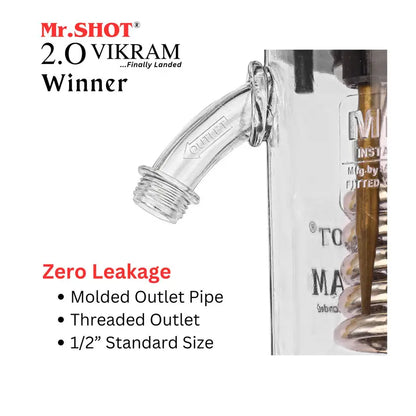 Mr.SHOT® Vikram Winner | Transparent flagship model with ON/OFF switch and MCB | DARK PINK