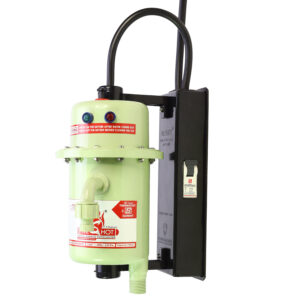MR.SHOT® MAX (16 A MCB inbuilt) Instant Running Water Heater | Made of first class ABS plastic | Auto Cut Off and Manual Reset Thermostat | (3000W, ISI Certified) | GREEN