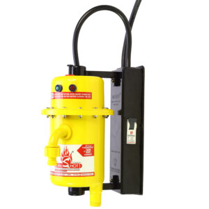 Mr.SHOT MAX (Fitted with MCB) Instant Running Water Heater ABS Plastic, Auto Cut Off and Manual Reset, Inlet and Outlet Thread (YELLOW COLOR)